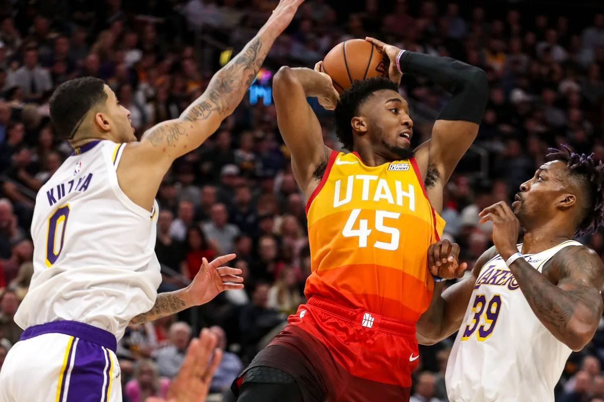 Utah Jazz at Los Angeles Lakers Stats and Trends